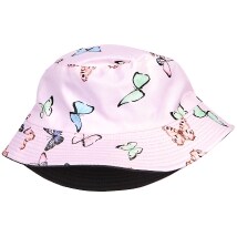 Women's Butterfly Summer Bucket Hat - Pink