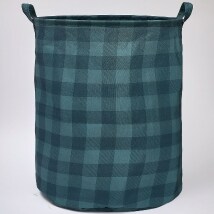 Monogram Buffalo Plaid Laundry Bag - Plain
