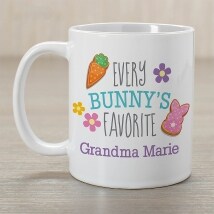 Personalized Every Bunny Favorite Coffee Mug