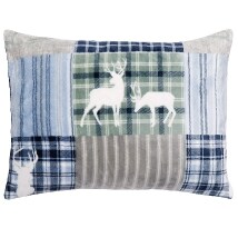 Coleman Plaid and Stripe Patchwork Standard Sham