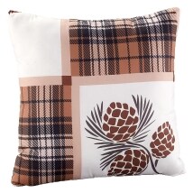 Lodge Plaid Quilted Accent Pillow or Sham - Accent Pillow