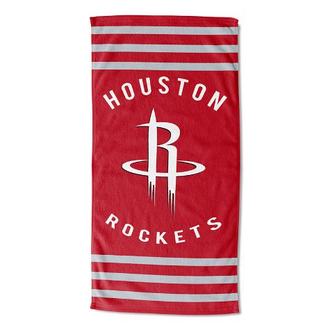 NBA 30" x 60" Striped Beach Towels - Rockets