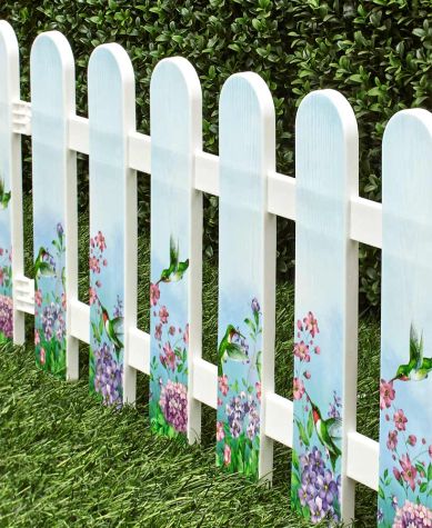 4-Pc. Decorative Fence Sets - Hummingbird