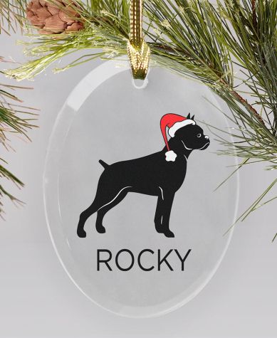 Personalized Dog Breed Ornaments - Boxer
