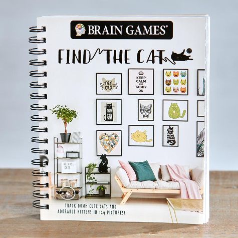 Brain Games® Find the Cat Books - Brain Games Find the Cat Book
