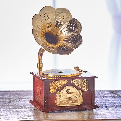 Vintage-Inspired Music Boxes - Gramophone