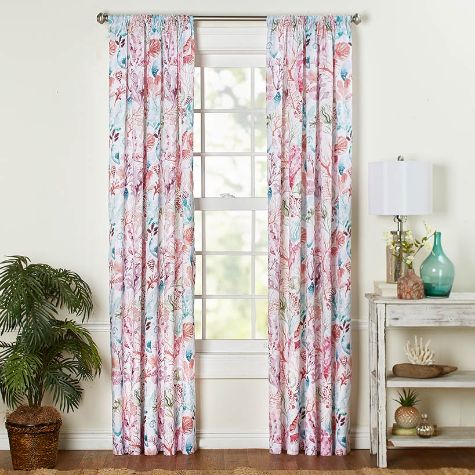 Coral Sea Home Collection by Sara B. - Window Panel