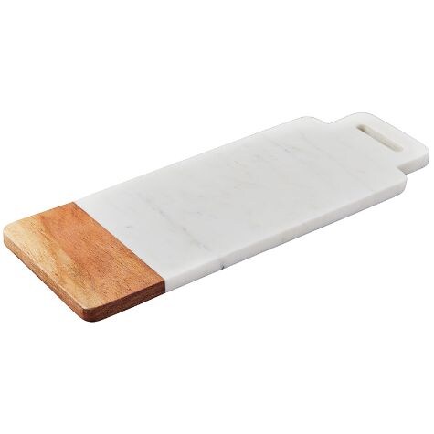 Marble & Wood Charcuterie Boards or Gold Platter - 16" Charcuterie Board
