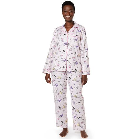 Cats Flannel Pajamas - Medium