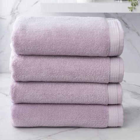4-Pk. HygroCotton® 30" x 54" Bath Towels - Lilac