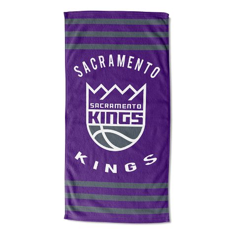 NBA 30" x 60" Striped Beach Towels - Kings