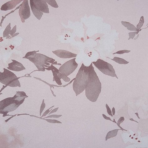 Floral Printed Blackout Curtains - 84" Blush