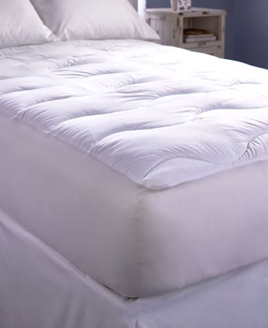 Extra-Thick Wave-Quilted Mattress Pad - Twin