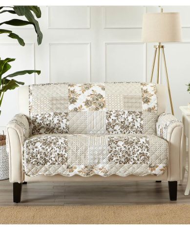 Quilted Cottage Furniture Covers - Taupe