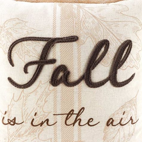 Sherpa Pumpkin-Shaped or Embroidered Harvest Accent Pillows - Fall Is In The Air