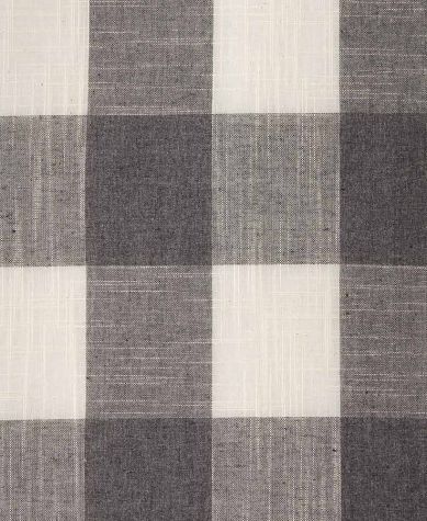 Buffalo Check Curtain Collection - Gray Valance