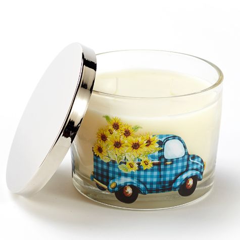 Seasonal Jar Candles - Blue Truck