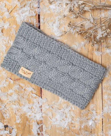 Head Warmers with Plush Lining - Gray