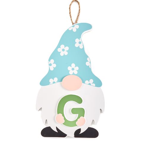 Monogram Gnome Door Hangers - G