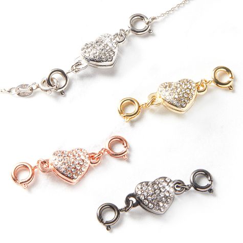 Sets of Magnetic Clasps - Set of 4 Hearts
