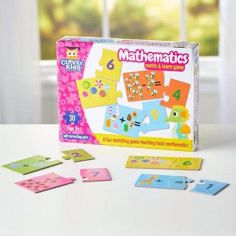 Match & Learn Educational Puzzles - Mathematics