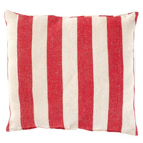 Hammock Chair Stand or Striped Hanging Chairs or Pillows - Red Pillow