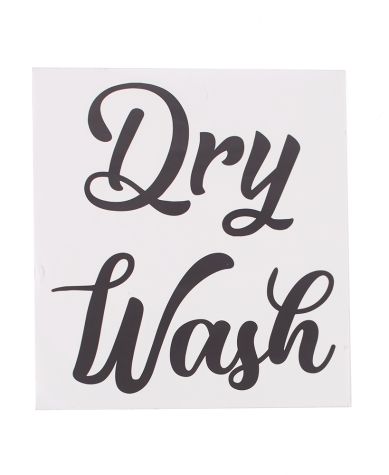 Farmhouse Laundry Room Items - Wash and Dry Decals