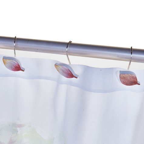 Nature Watercolor Bath Collection - Set of 12 Shower Hooks