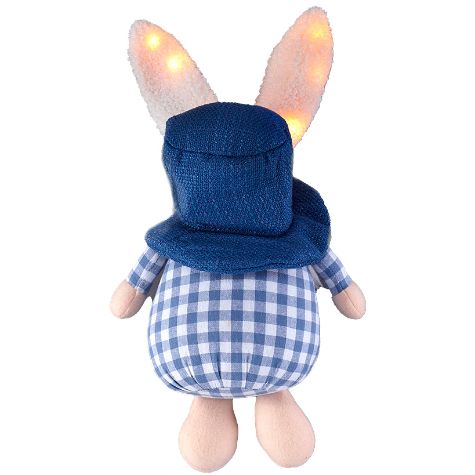 Blue and White Plaid Easter Collection - Norman the Gnome