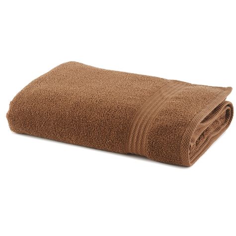 34" x 68" Oversized Zero-Twist Cotton Bath Sheets - Chocolate