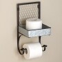 Galvanized Farmhouse Bathroom Collection - Toilet Tissue Holder