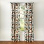 Campsite Window Curtains or Accent Pillows - 63" Panel