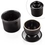 Stoneware Butter Keepers - Black