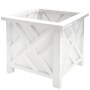 Chippendale-Style Planters - White