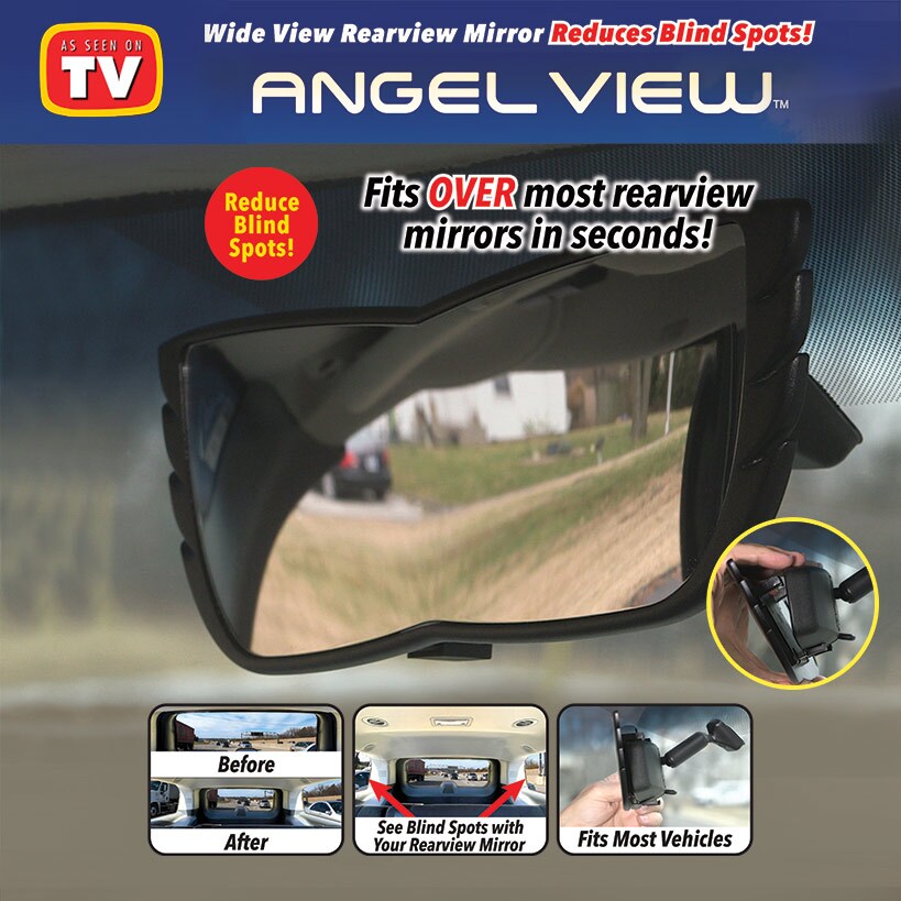 Angel View™  Wide View Mirror Attachment