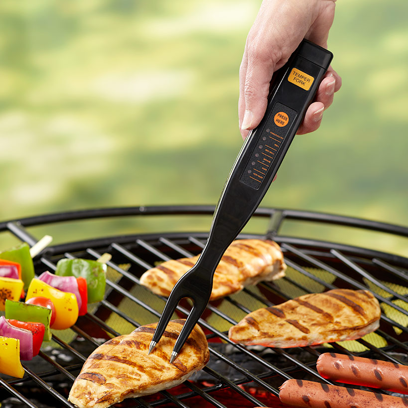 Meat Thermometer Fork Instant Read BBQ Fork Thermometer for