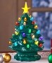 Retro Lighted Christmas Trees