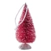 Sets of 2 Bottlebrush Tree Ornaments - Pink