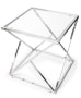 Square Glass Top End Table