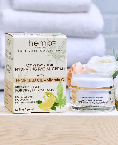 Day/Night Hemp Oil Hydrating Face Creams - Vitamin C