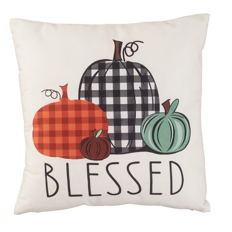 16" Lighted Harvest Accent Pillows