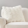 Ruched Faux Fur Throws or Accent Pillows