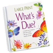 What's Due? Monthly Budget Planners