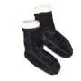Marilyn Monroe Faux Fur Cozy Socks - Black