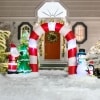 Inflatable Arch with Santa & Friends