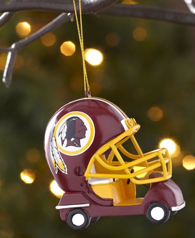 NFL Helmet Cart Ornaments - Redskins