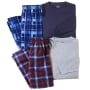 4-Pc. Thermal and Fleece Pajama Sets