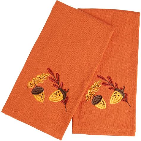 Gnome Acorn Bath Collection - Set of 2 hand Towels
