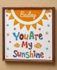 Personalized You Are My Sunshine Collection - 16 x 16 Wall Art