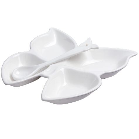 Dolly Parton Tabletop Collection - 4 Section Butterfly Platter with Spoon